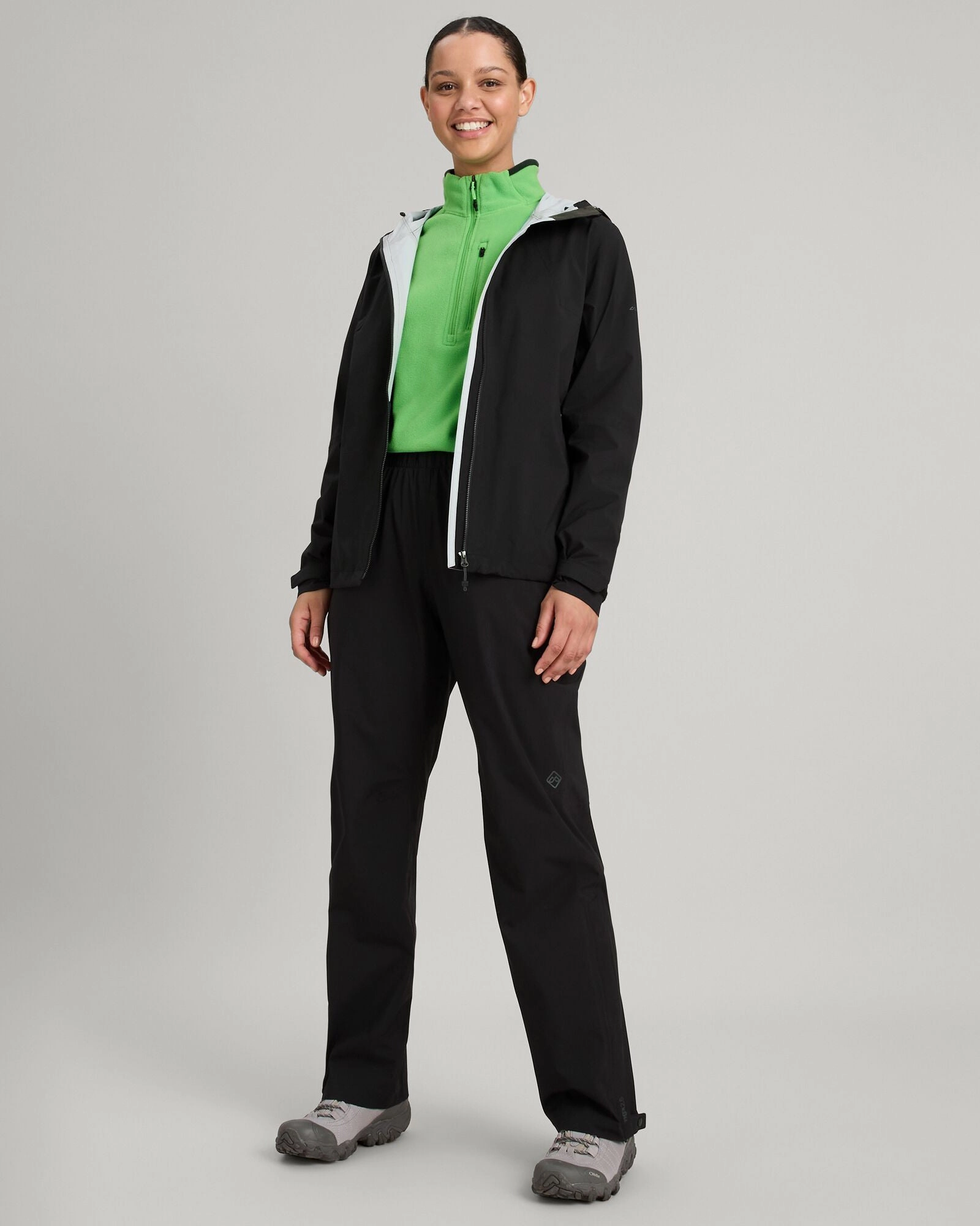 Women's Trailhead Stretch 2.5-layer Rain Pants - Black Stingray