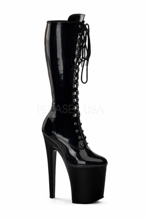 XTREME-2020 Platform Boot  | Black Patent
