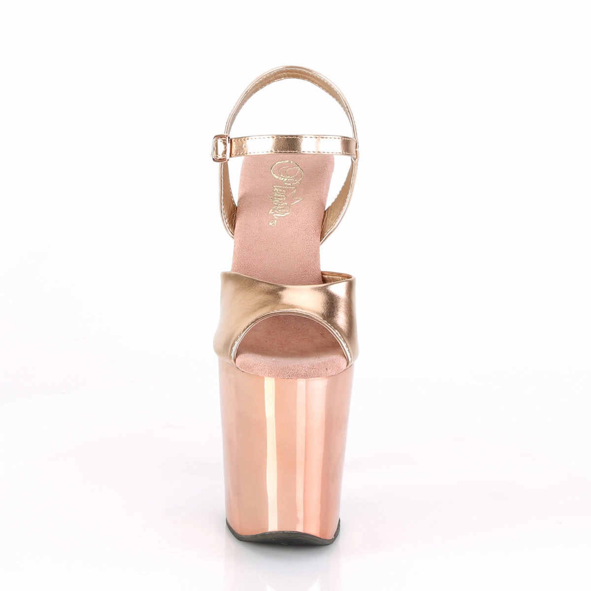 XTREME-809TTG  Rose Gold Metallic Pu/Rose Gold Chrome-Glitter