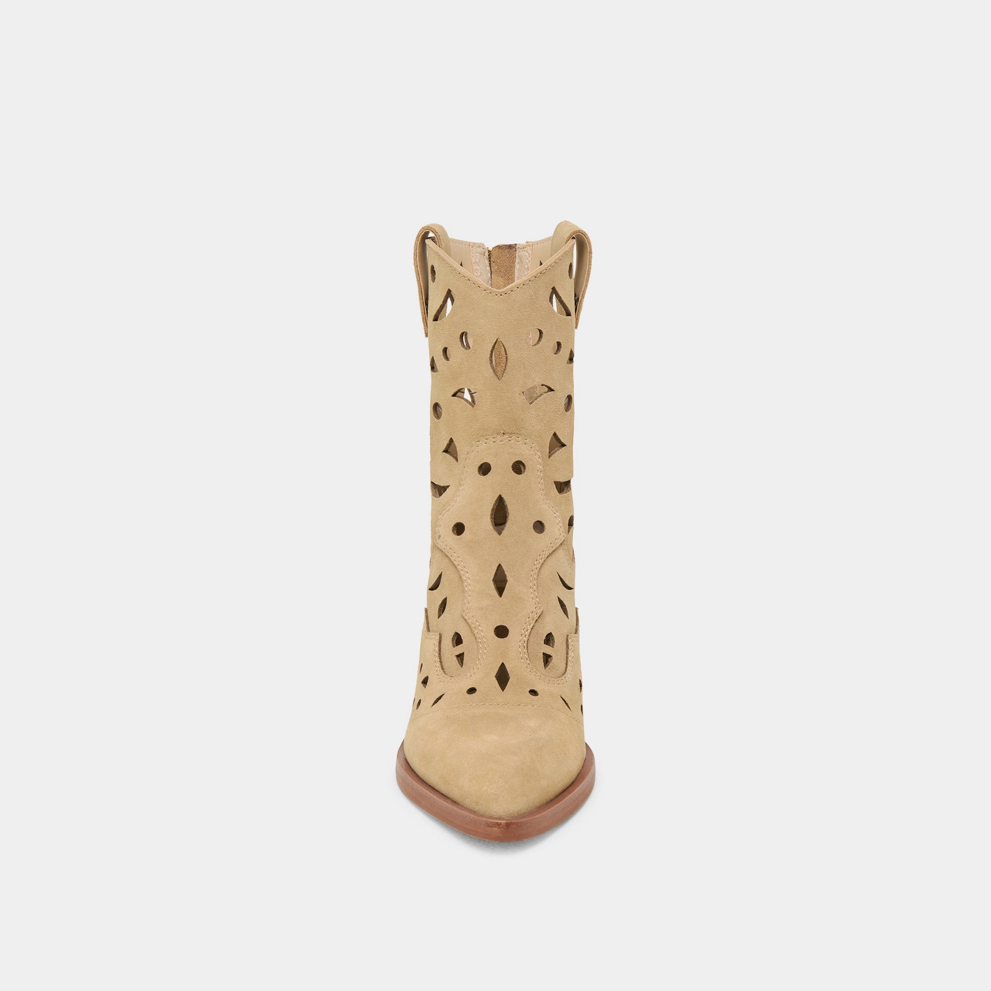 ZENOBI BOOTIES DK TAUPE SUEDE