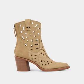 ZENOBI BOOTIES DK TAUPE SUEDE